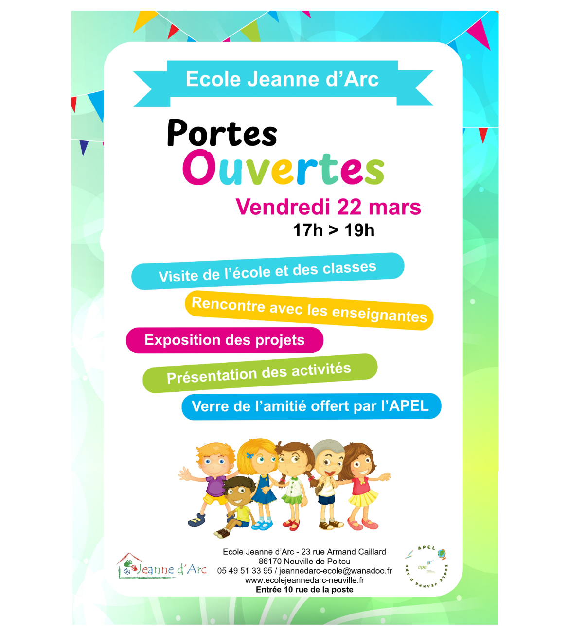 affiche portes ouvertes